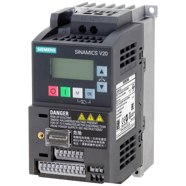 Siemens basomriktare 6SL3210-5BB15-5BV1 0.55 kW 200 V, 240 V