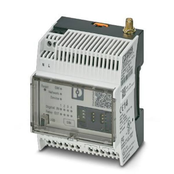 Phoenix Contact TC MOBILE I/O X200-4G AC GSM Modem Funktion: Switch Grå, Transparent, Vit