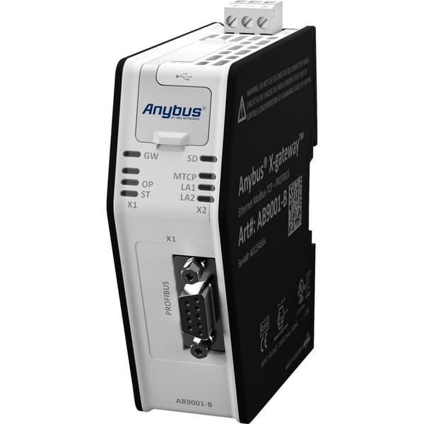 Anybus AB9001 Modbus-TCP Master/Profibus Slave Gateway USB, RJ-45, Ethernet 24 V/DC 1 st