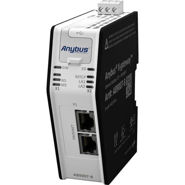 Anybus AB9007 Modbus-TCP Master/Profinet Gateway USB, RJ-45, Ethernet 24 V/DC 1 st