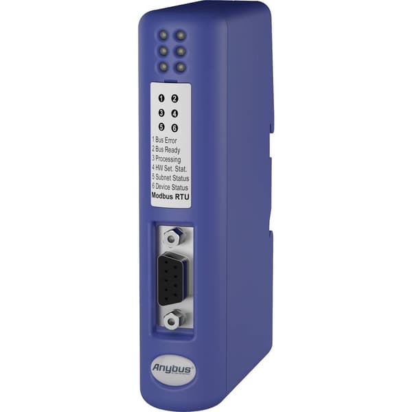 Anybus AB7010 Modbus-RTU Seriell omvandlare RS-232, RS-422, RS-485, D-subminiatyr med galvanisering 24 V/DC 1 st