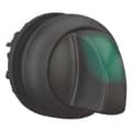 Miniatyrbild 3 av 4: Eaton 216838 M22S-WLK3-G Valtangent Plastfrontring Vred Svart 1 st