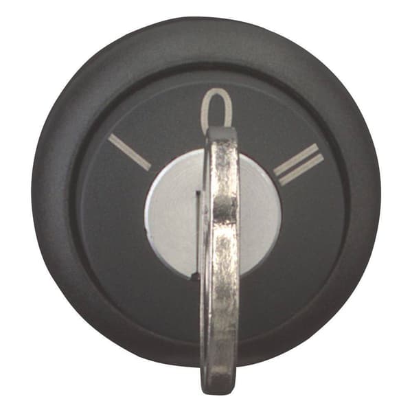 Eaton 216895 M22S-WS3 Nyckelknapp Plastfrontring Nyckel Svart 1 st