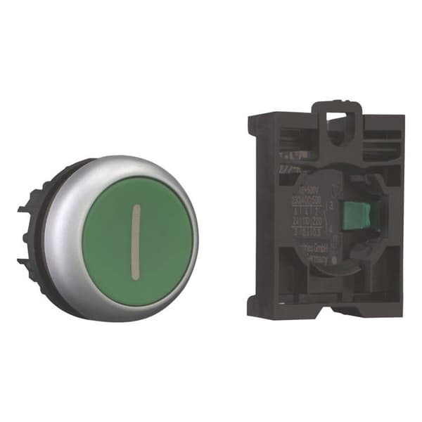 Eaton 216512 M22-D-G-X1/K10 Tryckströmställare Plastfrontring 1 st
