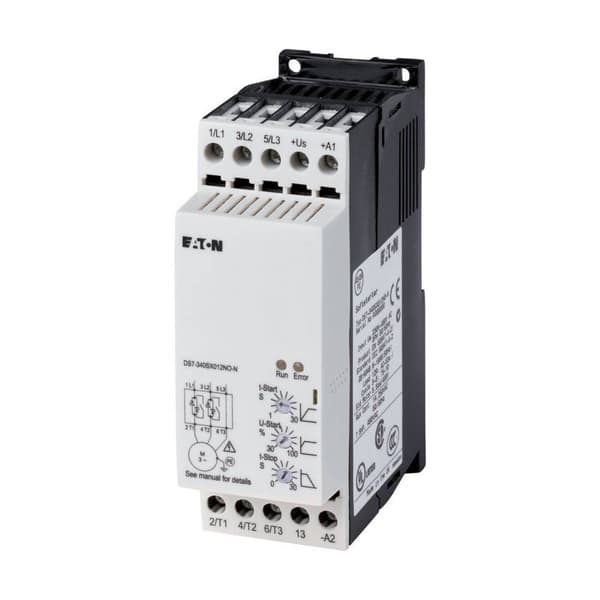 Eaton DS7-340SX012N0-N 134911 Mjukstartare Motoreffekt på 400 V 5.5 kW Motoreffekt på 230 V 3 kW 24 V/DC Nominell ström