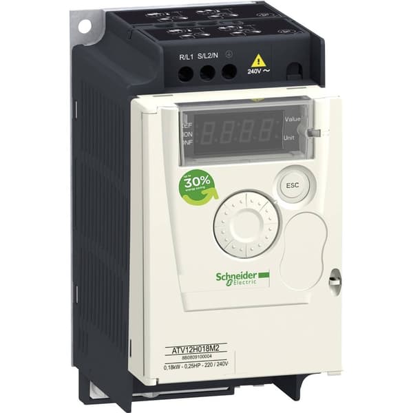 Schneider Electric Frekvensomvandlare ATV12H018M2 0.18 kW 1 fasig 200 V, 240 V