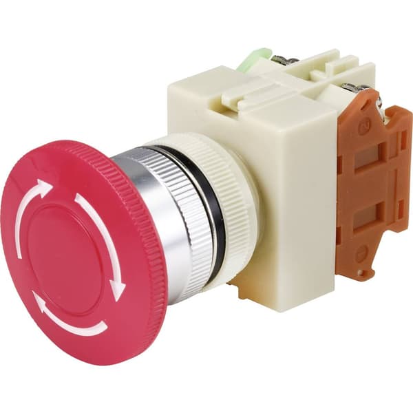 TRU COMPONENTS Y090 Nödstoppsbrytare 5 A 1 NC IP40 1 st