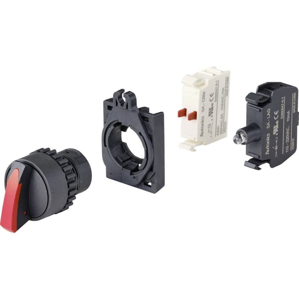 TRU COMPONENTS TC-9860124 S2SRN-S5R Valtangent Vred Röd 2 x 60 ° 1 st