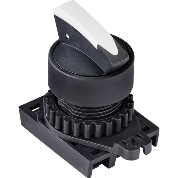 TRU COMPONENTS TC-9860128 S2SRN-S3AW Väljaromkopplare Vred Vit 1 x 90 ° 1 st