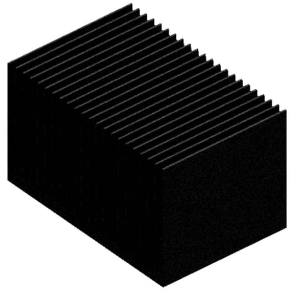 Fischer Elektronik 10133679 SK 628/50 SA Extruderade kylflänsar 4.5 K/W (L x B x H) 50 x 75 x 45 mm