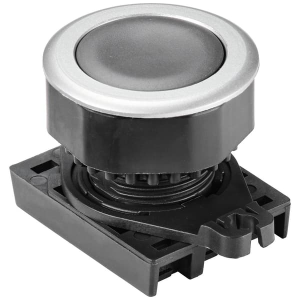 TRU COMPONENTS TC-10343972 S3PF-P1K Tryckströmställare Knapp Svart 1 st