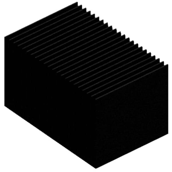 Fischer Elektronik 10133681 SK 628/75 SA Extruderade kylflänsar 4.5 K/W (L x B x H) 75 x 75 x 45 mm