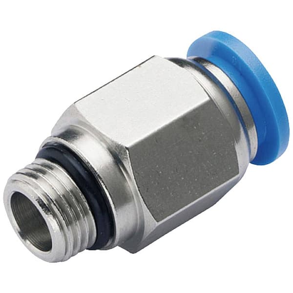 TRU COMPONENTS Rak koppling PC12-G04 Rör-Ø: 12 mm Gängstorlek: G1/2 1 st