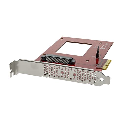 NVME PCIE ADAPTER - 2.5IN U.2 Rød
