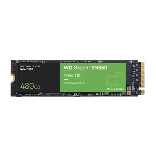 WD GREEN SSD 480GB NVME M.2PCIE/GEN3 X2 3Y WARRANTY SN350