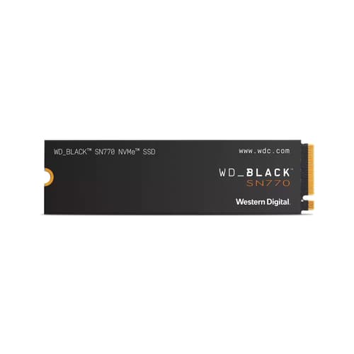 WD Black SSD SN770 NVMe 500GB PCIe Gen4 16GT/s M.2 2280