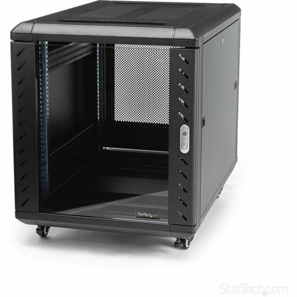 Vægmonteret rack kabinet Startech RK1236BKF