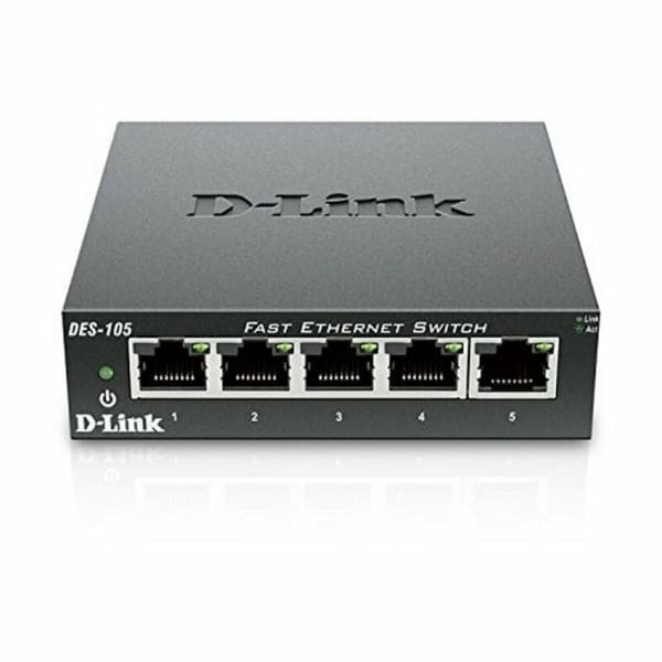 Switch til desktop D-Link DES-105 LAN