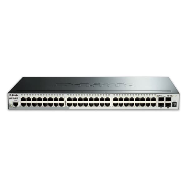 Switch D-Link DGS-1510-52X/E Svart