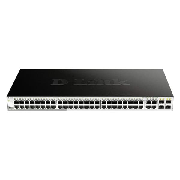 Switch D-Link DGS-1210-48/E Svart