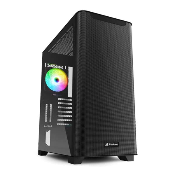 ATX Semi-tårn kasse Sharkoon M30 RGB ATX E-ATX Sort Sort