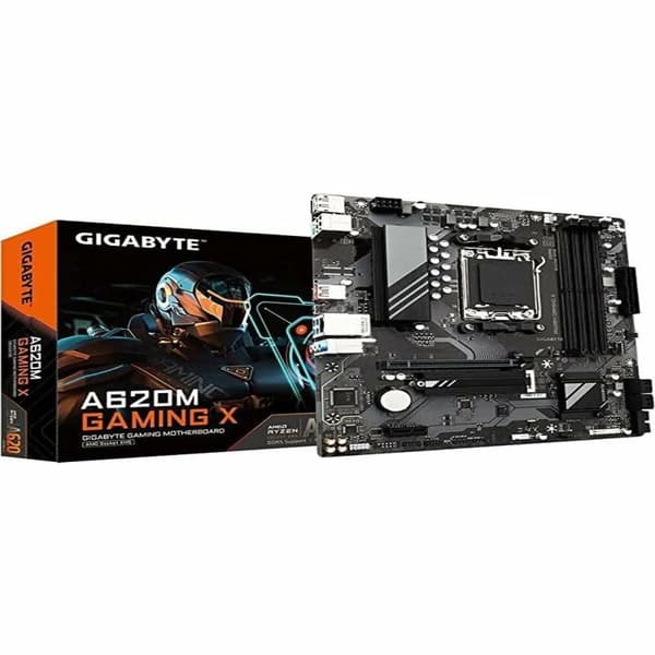 Gigabyte Bundkort A620M AMD AM5 - Kraftfuldt bundkort til AMD-processorer. Opgrader din computer med dette højtydende bundkort.