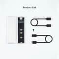 Pikkukuva 3 / 8: Kovalevykotelo Läpinäkyvä USB USB-C TooQ TQE-2200:lle – Käytännöllinen kotelo kovalevyllesi, USB- ja USB-C-liitännöillä.