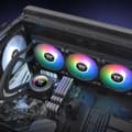 Miniatyrbillede 6 af 8: Væskekølesystem THERMALTAKE TH360 ARGB - Effektiv køling med RGB-belysning for optimal ydeevne. Opgrader din computer i dag!
