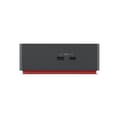 Miniatyrbillede 4 af 4: Lenovo Dockstation 40B00300EU - Sort, Praktisk og Effektiv til Dit Arbejdsrum.