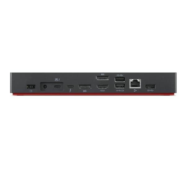 Lenovo Dockstation 40B00300EU - Sort, Praktisk og Effektiv til Dit Arbejdsrum.