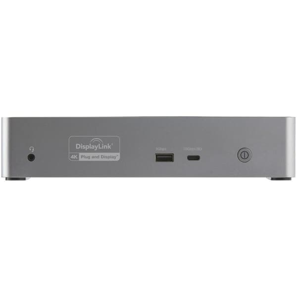 Startech Dockstation DK31C4DPPDUE Grå 100 W - Kraftfull dockningsstation för enkel anslutning och snabb laddning.