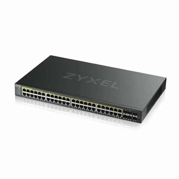 Netværksswitch ZyXEL GS2220-50HP-EU0101F - Kraftfuld og pålidelig switch til effektiv netværksydelse.