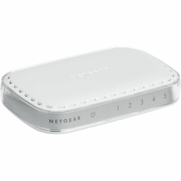 Switch Netgear GS605-400PES 1 Gbps Hvid