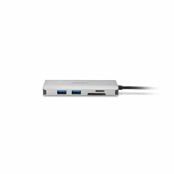 Kensington Grå Sort Dockingstation - Praktisk og stilfuld opladningsstation til elektronik. Orden og effektivitet i ét!