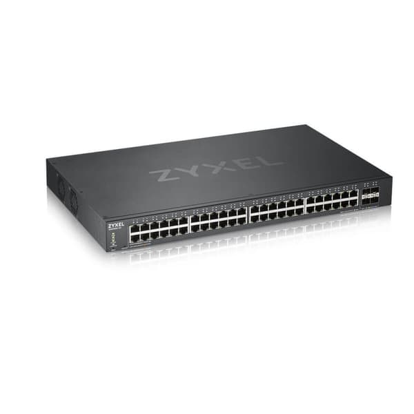 Netværksswitch ZyXEL XGS1930-52-EU0101F - Kraftfuld og pålidelig switch til hurtig dataoverførsel. Fremragende til virksomhedsnetværk.
