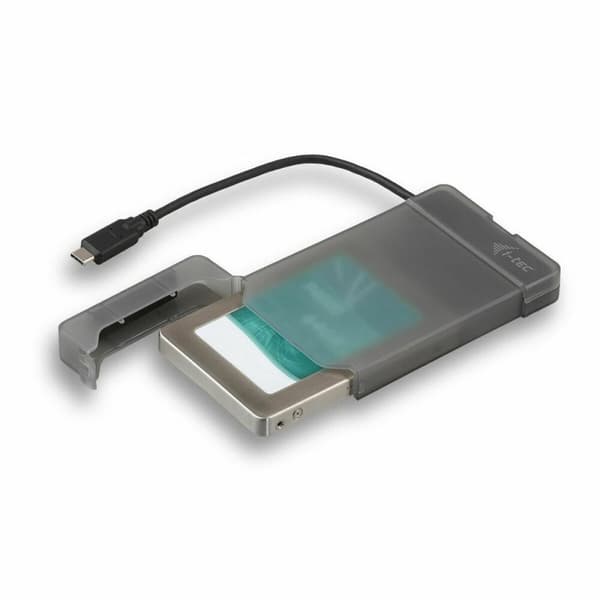 Hårddiskfodral i-Tec C31MYSAFEU313 - Skyddande fodral för hårddisk med USB 3.1 och säkerhetsfunktioner. Håll din data säker och skyddad.