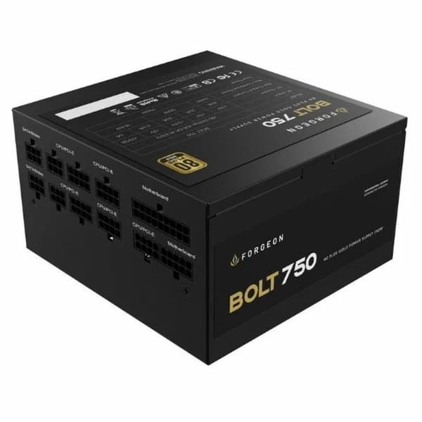 Strømforsyning Forgeon Bolt 750 W 80 Plus Gold