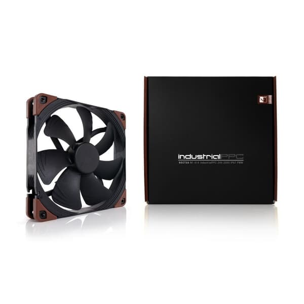Noctua NF-A14 INDUSTRIALPPC-2000 IP67 PWM Ø 14 cm - Kraftfull fläkt för industriella applikationer med IP67-klassning.