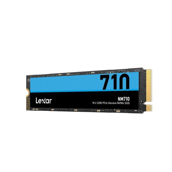 SSD Harddisk Lexar NM710 2 TB - Hurtig lagring med høj kapacitet. Opgrader din computer med denne pålidelige SSD fra Lexar.