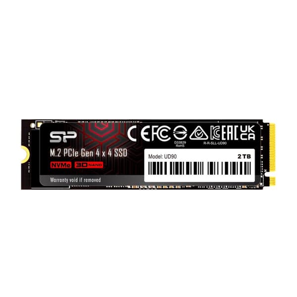 Silicon Power UD90 2 TB SSD Harddisk - Højtydende lagring med 2 TB kapacitet til hurtig dataoverførsel.
