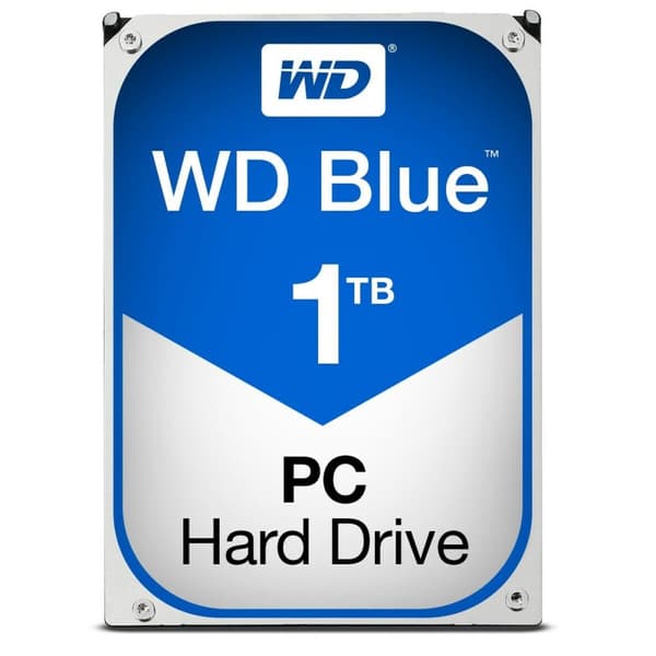 Intern harddisk Western Digital Blue 3,5 1 TB - Pålidelig lagring til dine data med 1 TB kapacitet. Passer til 3,5 enhedsrum.