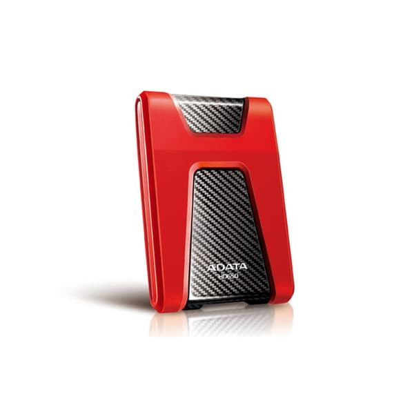 Ekstern harddisk Adata DashDrive Durable HD650 Rød 1 TB