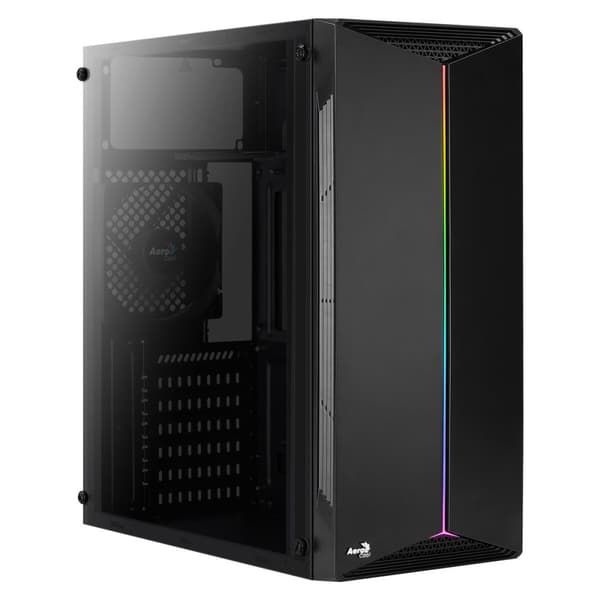 ATX Semi-tårn kasse Aerocool Split Sort Sort