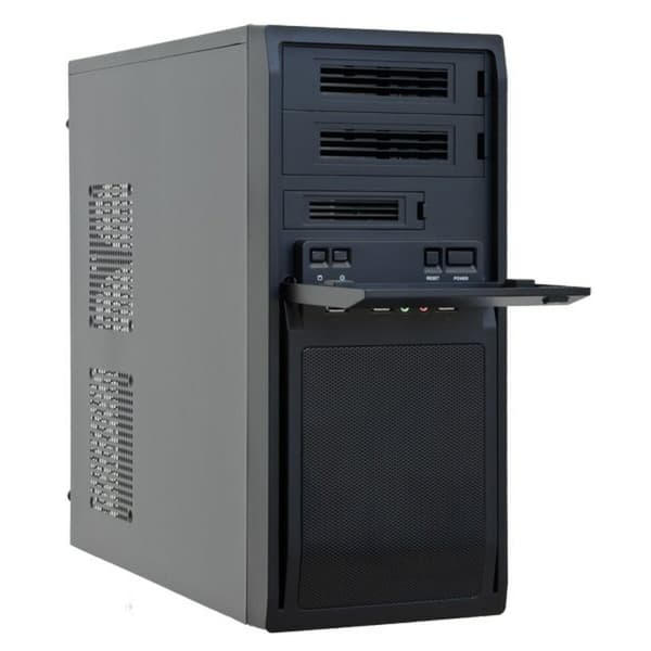 ATX Midtårn Cheftec LG-01B-OP Sort - Kraftfuld og stilfuld computerkabinet til gaming og arbejde. Fremragende køling og design.
