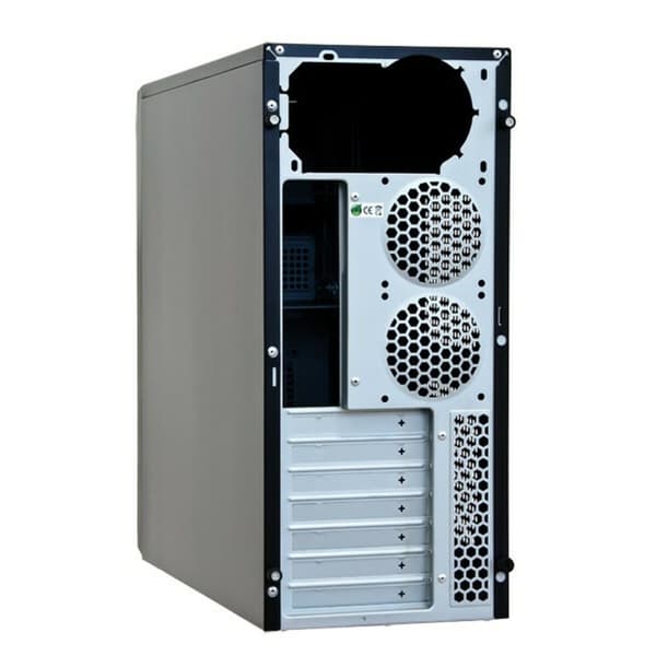 ATX Midtårn Cheftec LG-01B-OP Sort - Kraftfuld og stilfuld computerkabinet til gaming og arbejde. Fremragende køling og design.