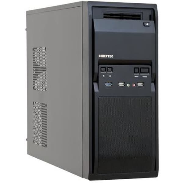 ATX Midtårn Cheftec LG-01B-OP Sort - Kraftfuld og stilfuld computerkabinet til gaming og arbejde. Fremragende køling og design.