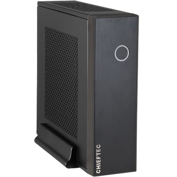 Chieftec IX-03B-OP Svart Mini ITX Chassi - Kompakt och stilren datorchassi för effektivt byggande.