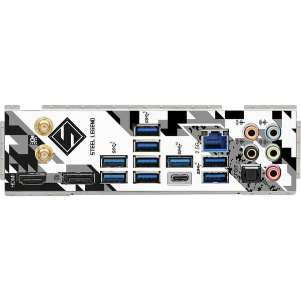 ASRock Z790 Steel Legend WiFi Moderkort - Intel Wi-Fi 6, INTEL Z790, LGA 1700. Kraftfullt moderkort för optimal prestanda.