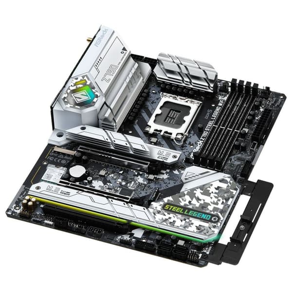ASRock Z790 Steel Legend WiFi Moderkort - Intel Wi-Fi 6, INTEL Z790, LGA 1700. Kraftfullt moderkort för optimal prestanda.