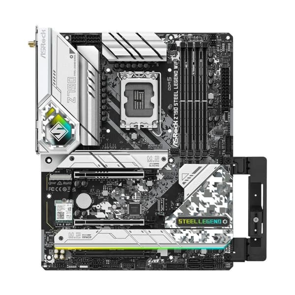 ASRock Z790 Steel Legend WiFi Moderkort - Intel Wi-Fi 6, INTEL Z790, LGA 1700. Kraftfullt moderkort för optimal prestanda.
